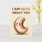 Carte Happy Anniversary Cute Funny Simple Nut Card (Fleur jaune)