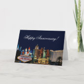 Carte Happy Anniversary Las Vegas Card (Devant)