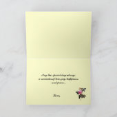 Carte Happy Anniversary Red Rose, Pierre Joseph Redouté (Intérieur)