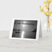 CARTE HAPPY ANNIVERSARY TO MY *FAVORITE FISHERMAN* (Fleur jaune)