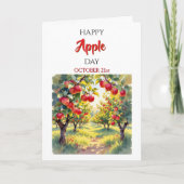 Carte Happy Apple Day | October 21st (Devant)