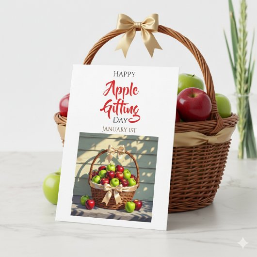 Carte Happy Apple Gifting Day | January 1st