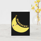 Carte Happy Banana Sticker (Fleur jaune)