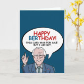 Carte Happy Berthday - Je ne suis pas à vendre (Fleur jaune)