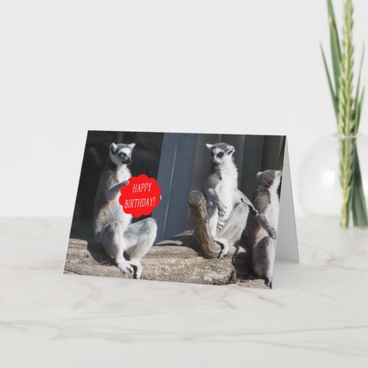 Carte Happy Birthday (Devant)