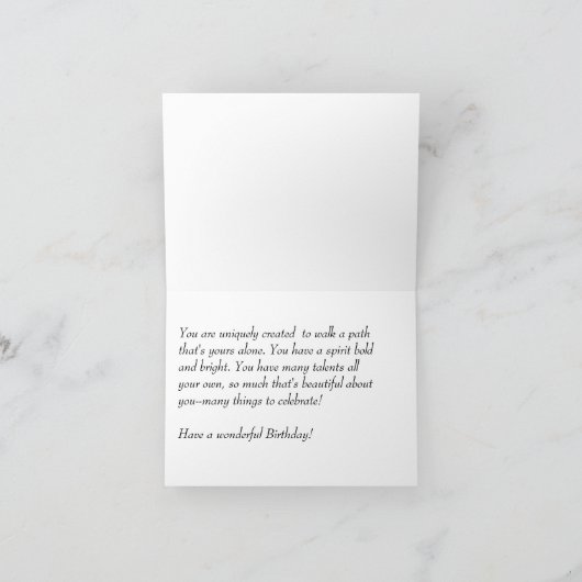 Carte Happy Birthday... (Intérieur)