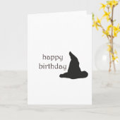 Carte happy birthday (Fleur jaune)