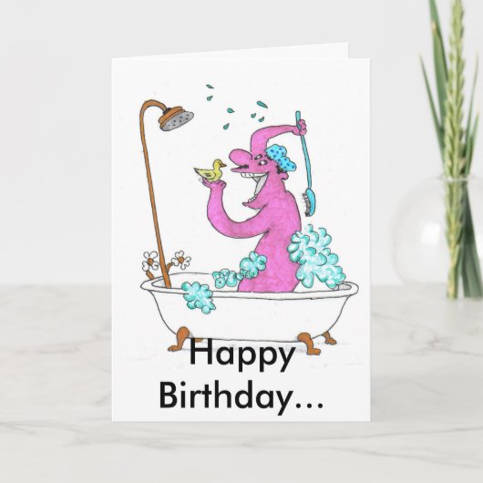 Carte Happy Birthday... (Devant)