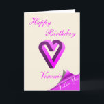 Carte Happy Birthday<br><div class="desc">Its the Impossible In fuchsia</div>