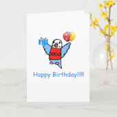 Carte Happy Birthday! (Fleur jaune)