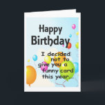 Carte Happy Birthday<br><div class="desc">Happy Birthday - Funny Birthday Cards</div>