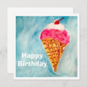 Carte Happy Birthday (Devant / Derrière)