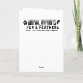 Carte Happy Birthday | Adorable  Squirrel Card (Dos)