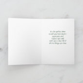 Carte Happy Birthday Bible Cross Love Respect Card (Intérieur)