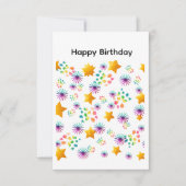 Carte Happy Birthday Card (Devant)