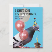 Carte Happy Birthday Card for Pigeons (Devant)
