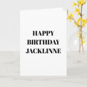 Carte Happy Birthday Card You Can Use In All Contextes (Fleur jaune)