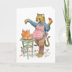 Carte Happy Birthday Cheetah Card