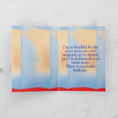 Carte Happy Birthday Dog (watercolor) (Intérieur)