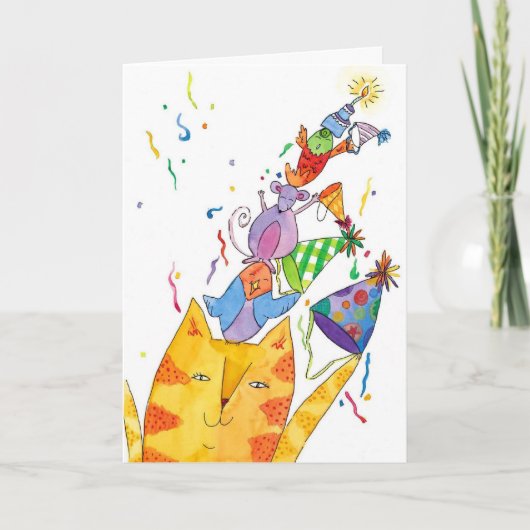 Carte happy birthday everyone (Devant)