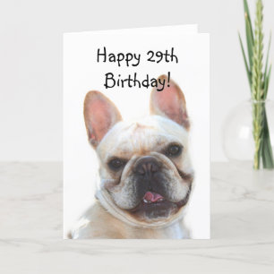 Carte Happy Birthday French Bulldog Greeting Card