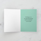 Carte Happy Birthday from Delaware Blue Hen Chicken (Intérieur)