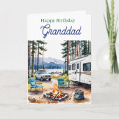 Carte Happy Birthday Granddad | Fishing Tackle Box (Devant)