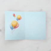 Carte Happy birthday in Korean Hangul custom color (Intérieur)