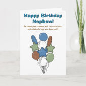Carte Happy Birthday Nephew | Sentimental (Devant)