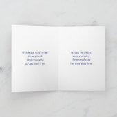 Carte Happy Birthday Nonno | Campsite Poem (Intérieur)