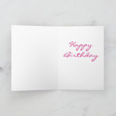 Carte Happy Birthday Rose tree (Intérieur)