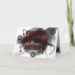 Carte Happy Birthday, Son<br><div class="desc">Musical notes and records,  for the musician on your list</div>