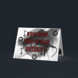 Carte Happy Birthday, Son<br><div class="desc">Musical notes and records,  for the musician on your list</div>
