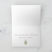 Carte Happy Birthday Special Friend Morning Glory Flower (Intérieur)