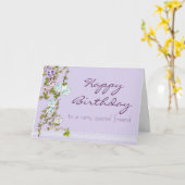 Carte Happy Birthday Special Friend Morning Glory Flower (Fleur jaune)
