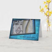 Carte happy birthday _ titre: 'Only for Me' (Fleur jaune)