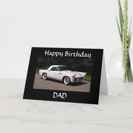 CARTE "HAPPY BIRTHDAY TO A CLASSIC **DAD** (Devant)