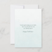 Carte Happy Birthday To a Special Grandson  (Dos)