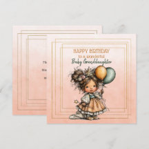 Happy Birthday To A Wonderful Baby Granddaughter