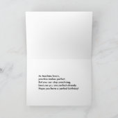 Carte Happy Birthday to my Teacher Penmanship Practice (Intérieur)