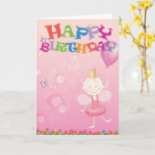 Carte Happy birthdaycard Prisma (Fleur jaune)