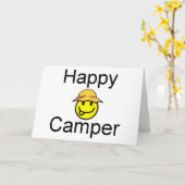 Carte Happy Camper (Fleur jaune)