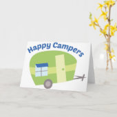 Carte Happy Campers (Fleur jaune)