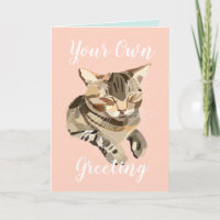 Happy Chat Purring Personnalisé