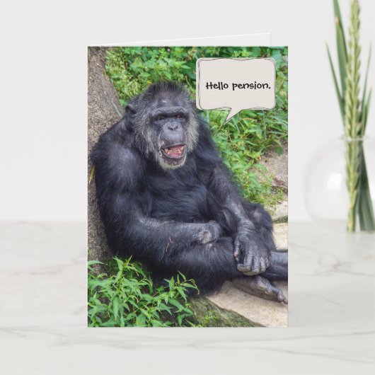 Carte Happy Chimpanzee (Devant)
