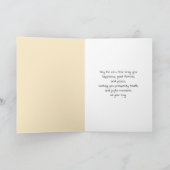 Carte Happy Chinese New Year Chinese Dragon with Coin (Intérieur)