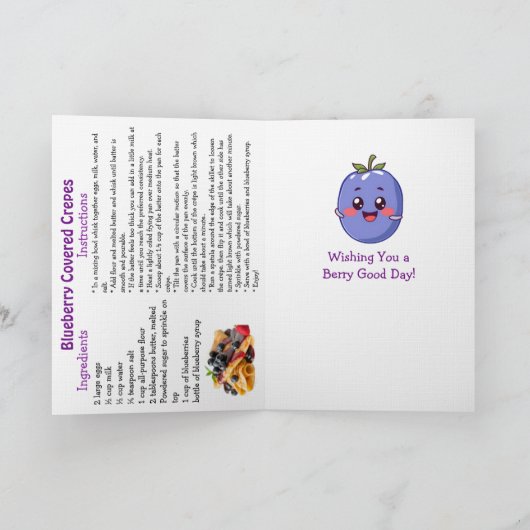 Carte Happy Crêpe Day | February 2nd (Intérieur)