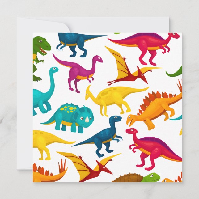 Carte Happy cuteDino  (Devant)