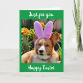 CARTE **HAPPY EASTER** A SORTI MES OREILLES POUR "VOUS" (Devant)