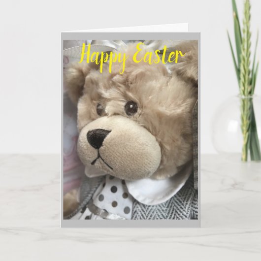 CARTE **HAPPY EASTER** AVEC "TOUT MON AMOUR" (Devant)